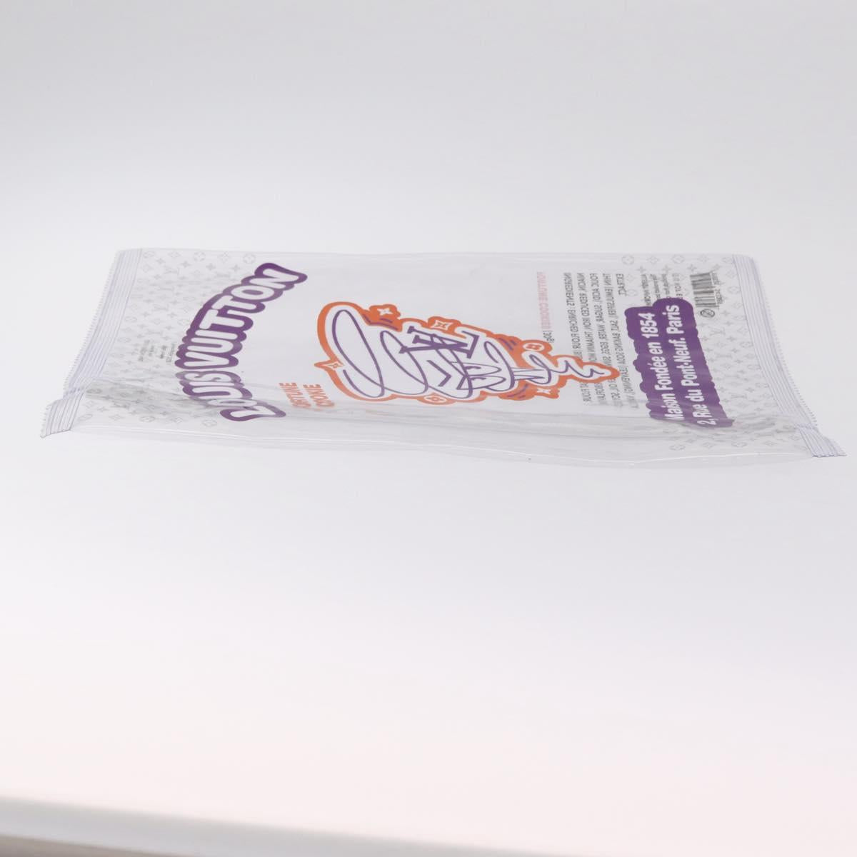 LOUIS VUITTON Fortune Cookie Clutch Bag Vinyl Clear White M82025 LV Auth 215687A