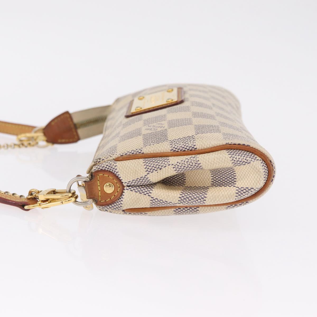 LOUIS VUITTON Damier Azur Eva Shoulder Bag N55214 LV Auth 215689A