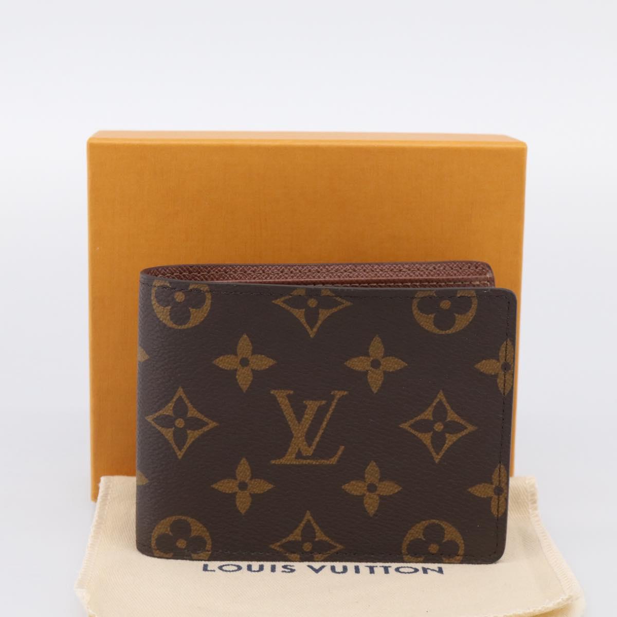LOUIS VUITTON Monogram Portefeuille Multipull Bifold Wallet M60895 Auth 215709V