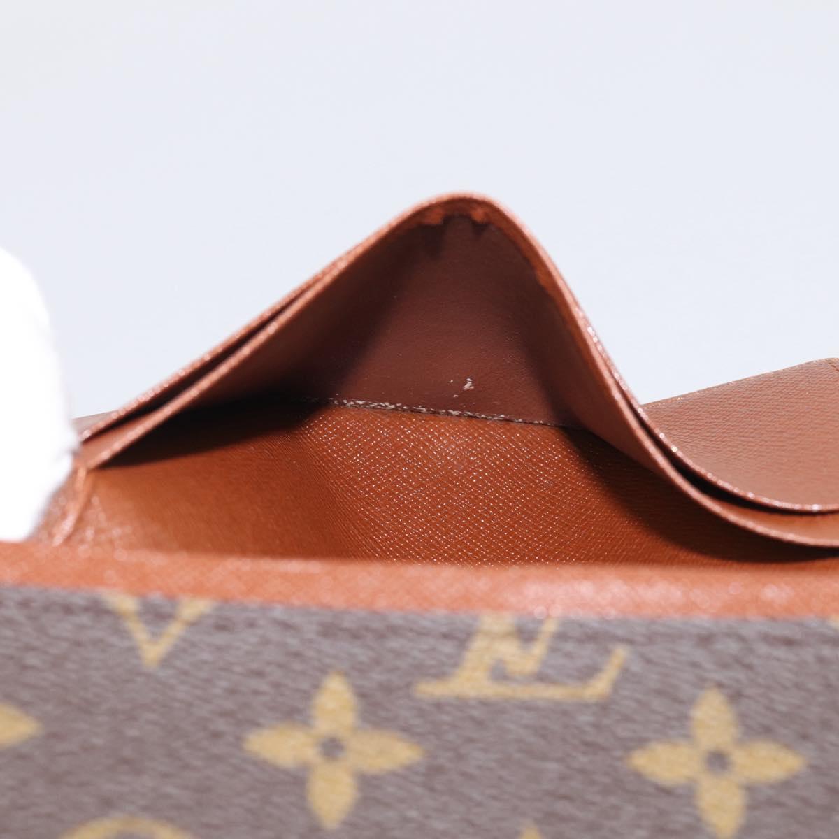 LOUIS VUITTON Monogram Porte Monnaie Billets Tresor Wallet M61730 LV Auth 215712