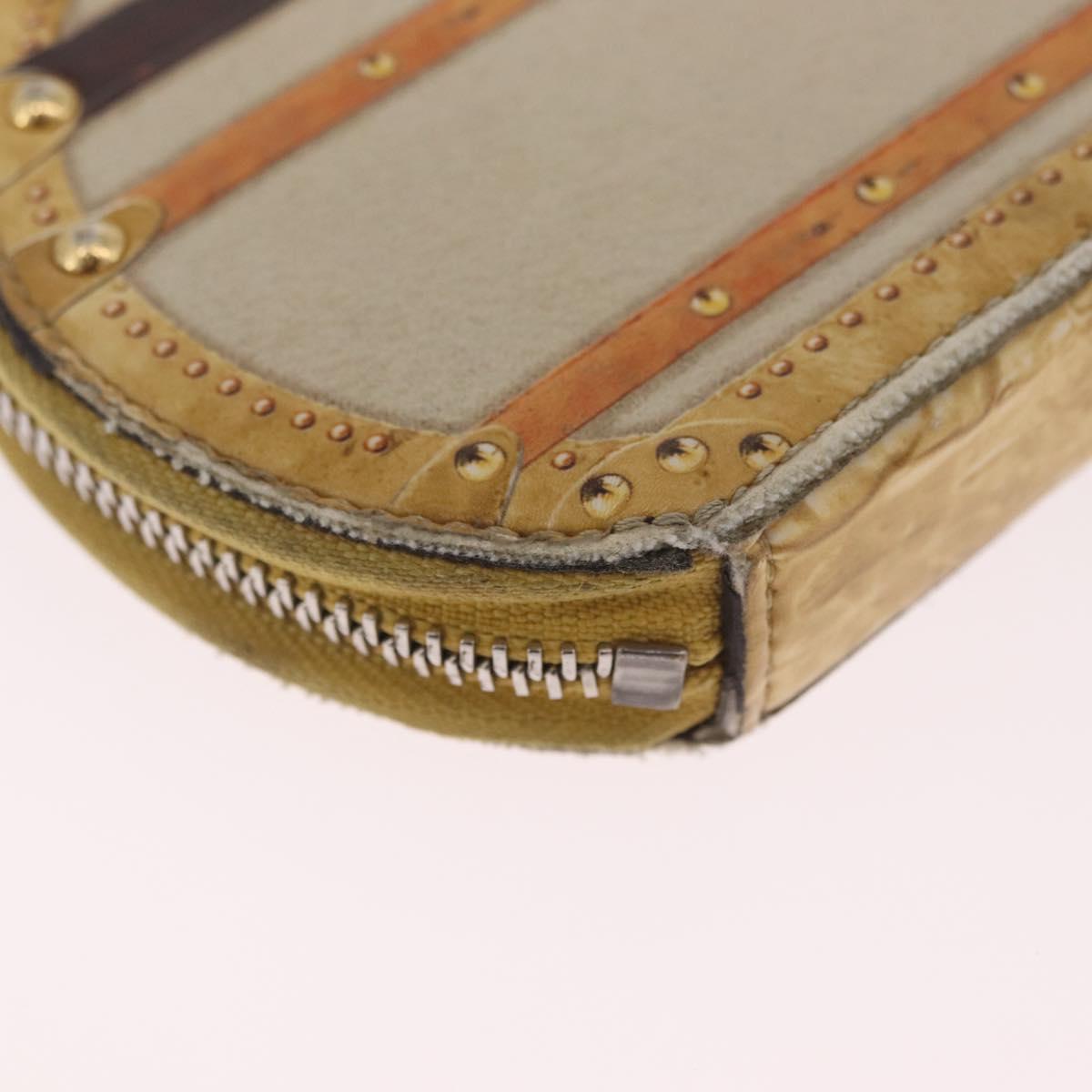 LOUIS VUITTON Transford Monogram Micro Boite Chapo Yellow M52747 LV Auth 215754