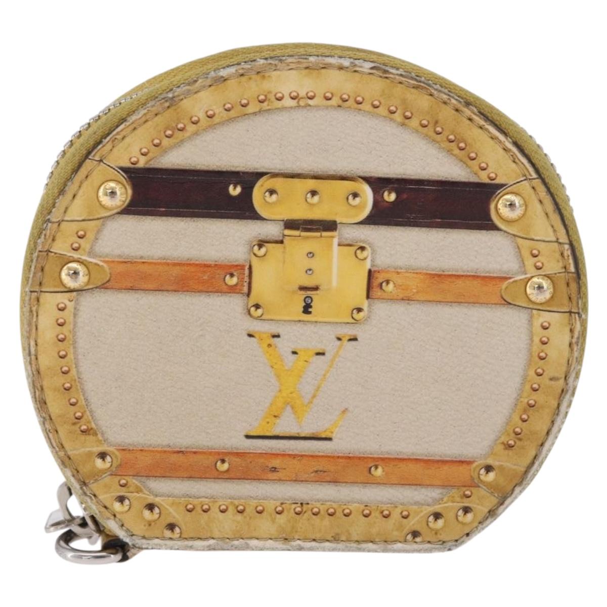 LOUIS VUITTON Transford Monogram Micro Boite Chapo Yellow M52747 LV Auth 215754