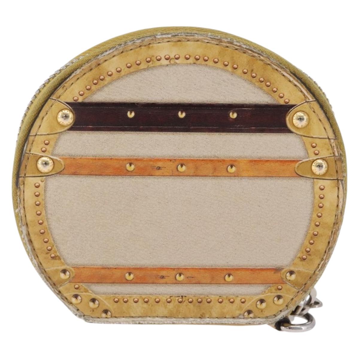 LOUIS VUITTON Transford Monogram Micro Boite Chapo Yellow M52747 LV Auth 215754