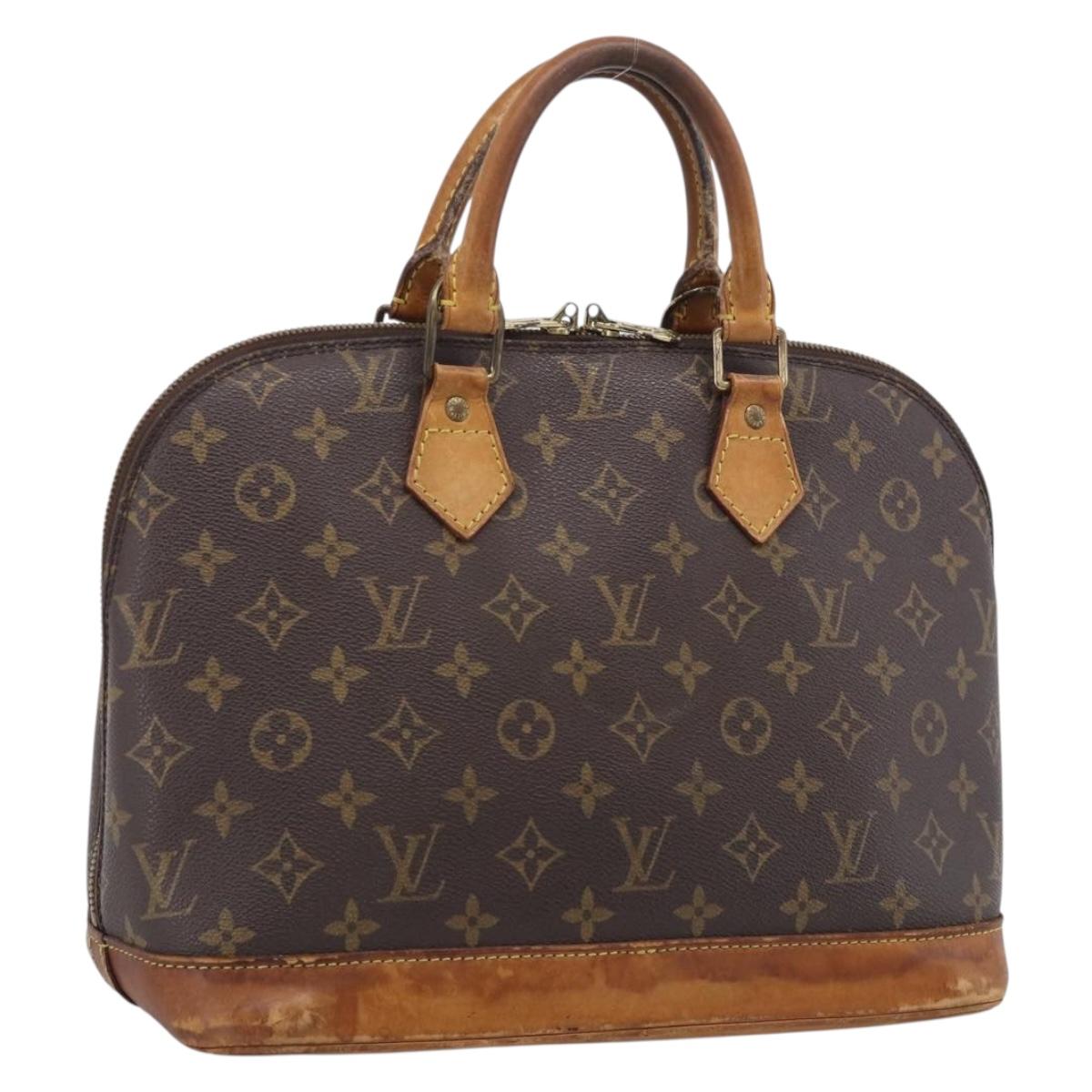 LOUIS VUITTON Monogram Alma Hand Bag M51130 LV Auth 215800