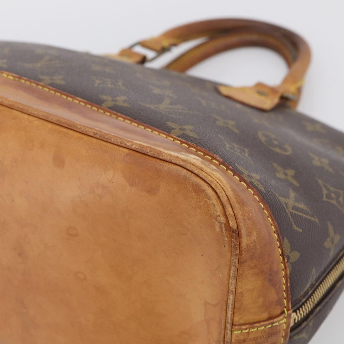 LOUIS VUITTON Monogram Alma Hand Bag M51130 LV Auth 215800