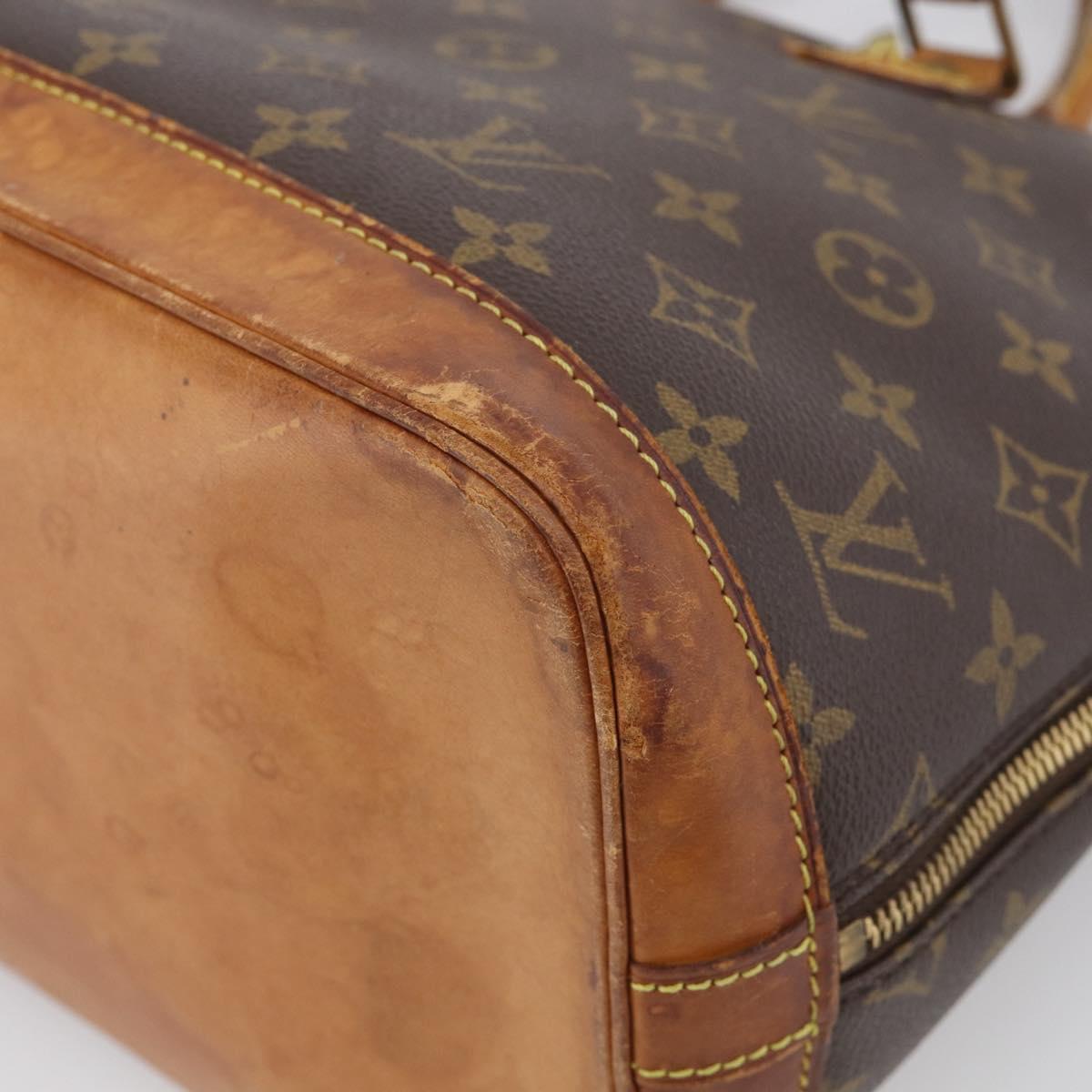 LOUIS VUITTON Monogram Alma Hand Bag M51130 LV Auth 215800