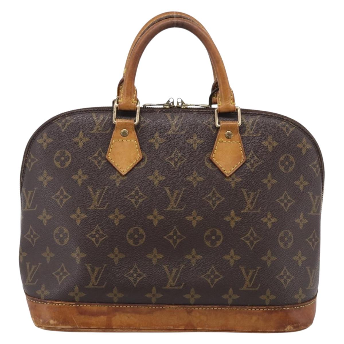 LOUIS VUITTON Monogram Alma Hand Bag M51130 LV Auth 215800