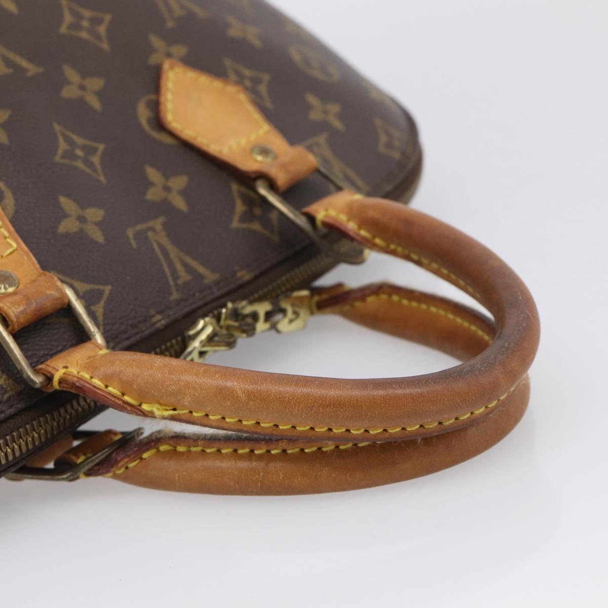 LOUIS VUITTON Monogram Alma Hand Bag M51130 LV Auth 215800