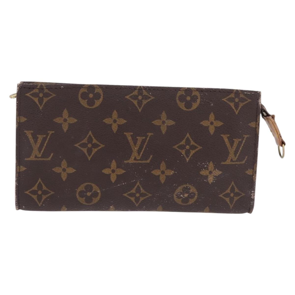 LOUIS VUITTON Monogram Bucket GM Accessory Pouch LV Auth 215814