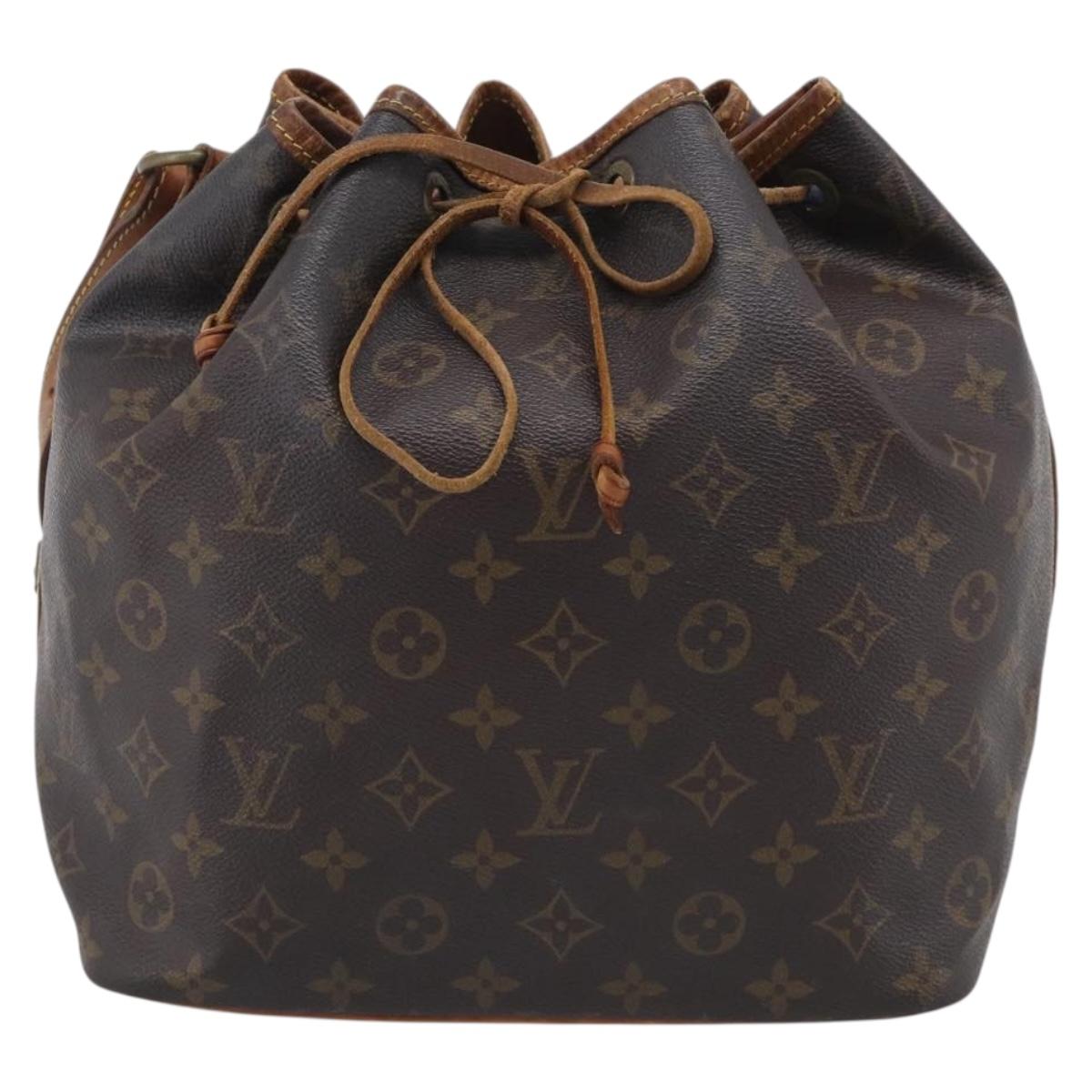 LOUIS VUITTON Monogram Petit Noe Shoulder Bag M42226 LV Auth 215822