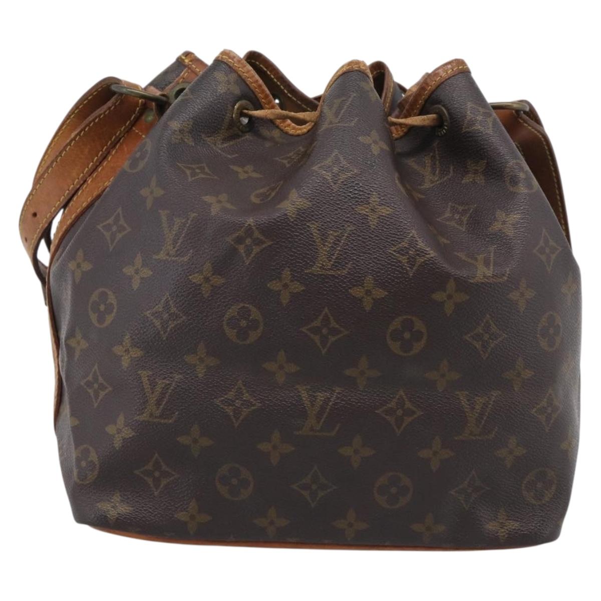 LOUIS VUITTON Monogram Petit Noe Shoulder Bag M42226 LV Auth 215822