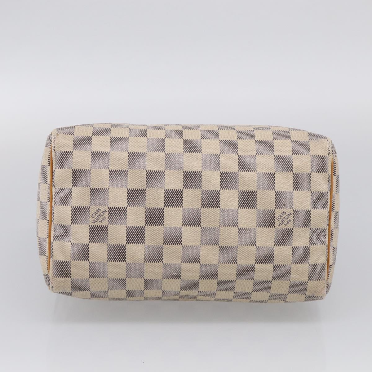 LOUIS VUITTON Damier Azur Speedy 25 Hand Bag N41534 LV Auth 216135