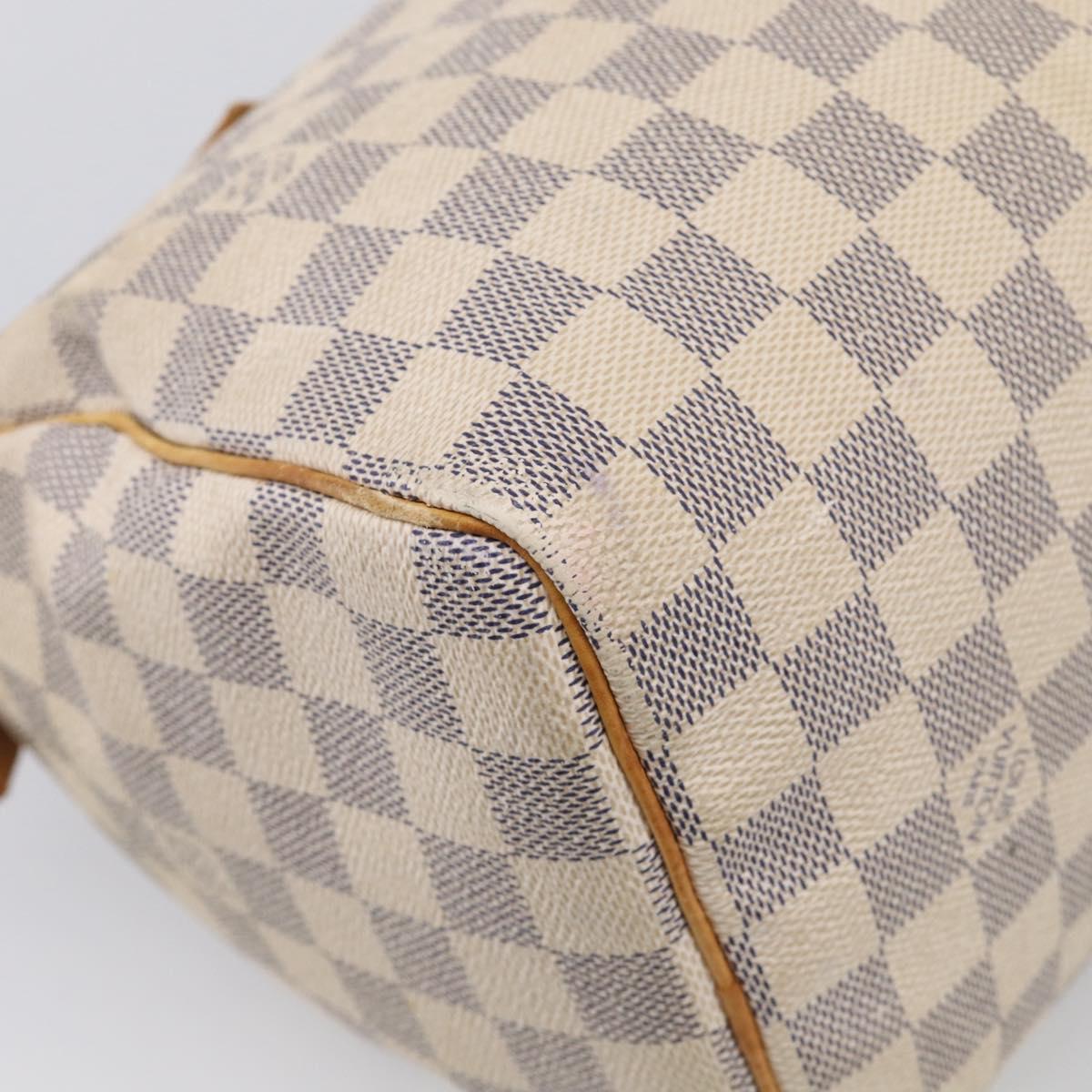 LOUIS VUITTON Damier Azur Speedy 25 Hand Bag N41534 LV Auth 216135