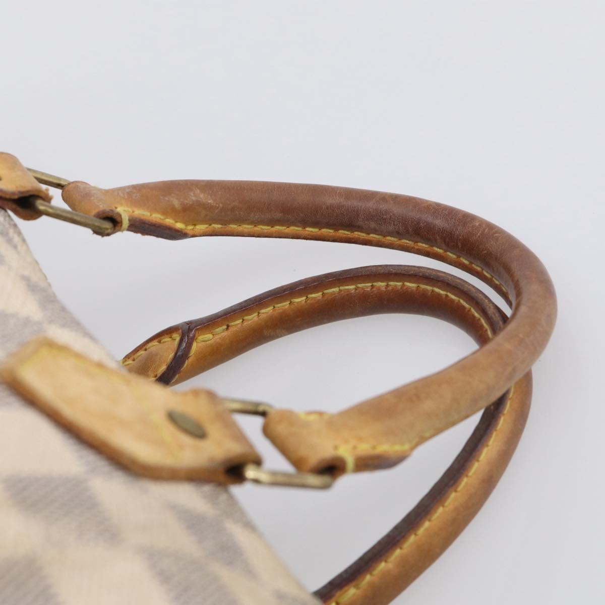 LOUIS VUITTON Damier Azur Speedy 25 Hand Bag N41534 LV Auth 216135