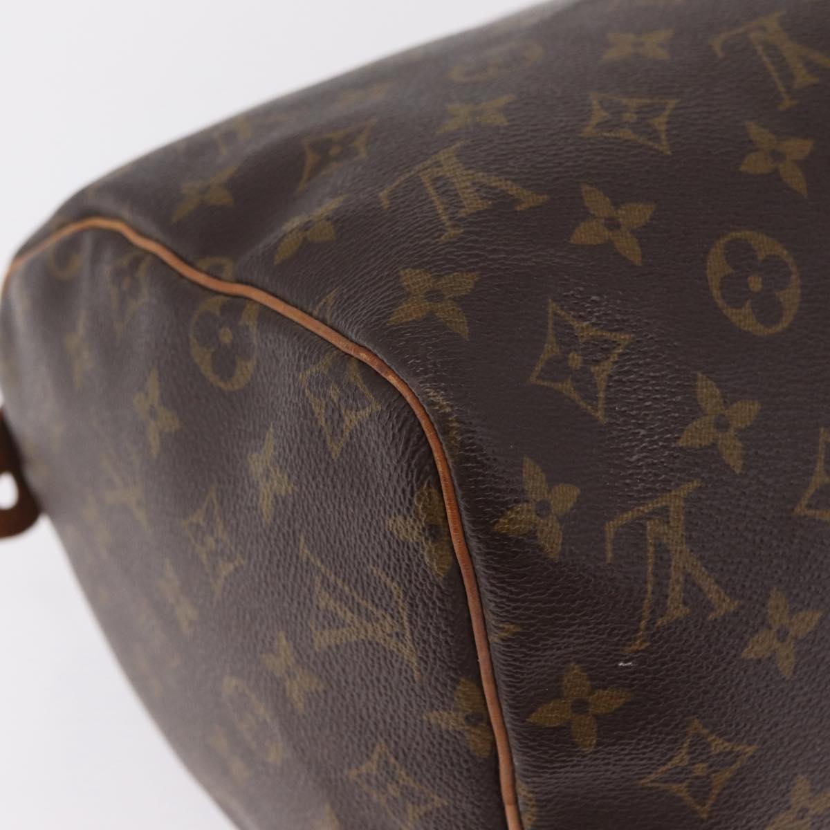 LOUIS VUITTON Monogram Speedy 30 Hand Bag M41526 LV Auth 216139