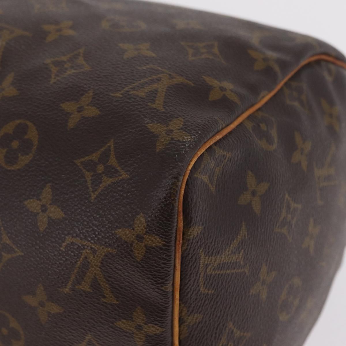 LOUIS VUITTON Monogram Speedy 30 Hand Bag M41526 LV Auth 216139