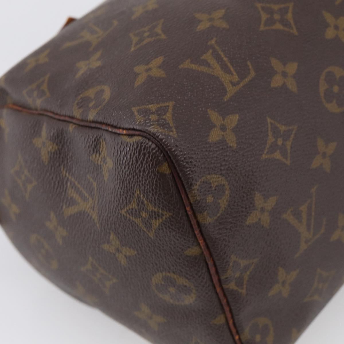 LOUIS VUITTON Monogram Speedy 25 Hand Bag M41528 LV Auth 216140