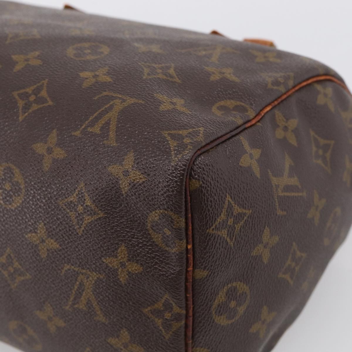 LOUIS VUITTON Monogram Speedy 25 Hand Bag M41528 LV Auth 216140