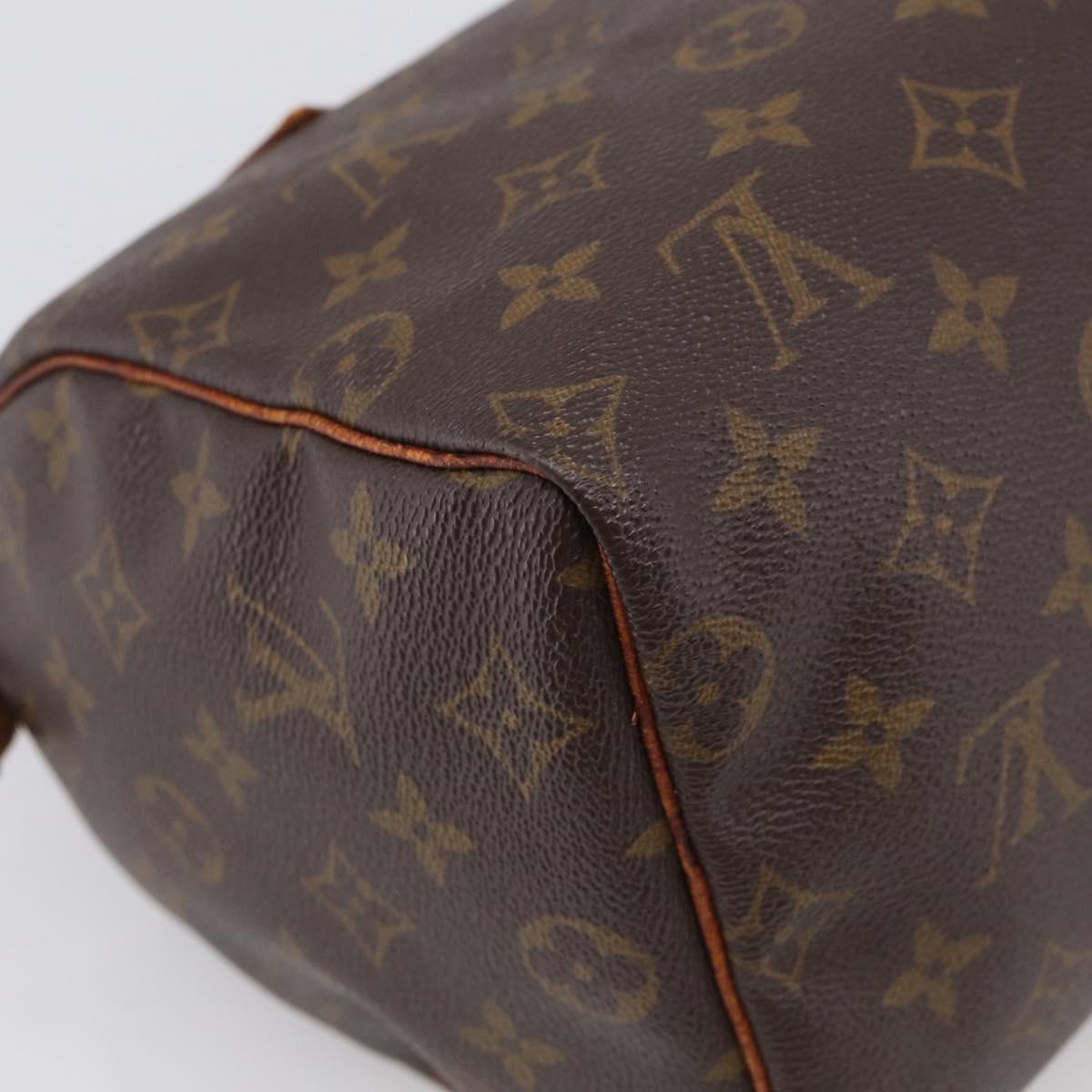 LOUIS VUITTON Monogram Speedy 25 Hand Bag M41528 LV Auth 216140