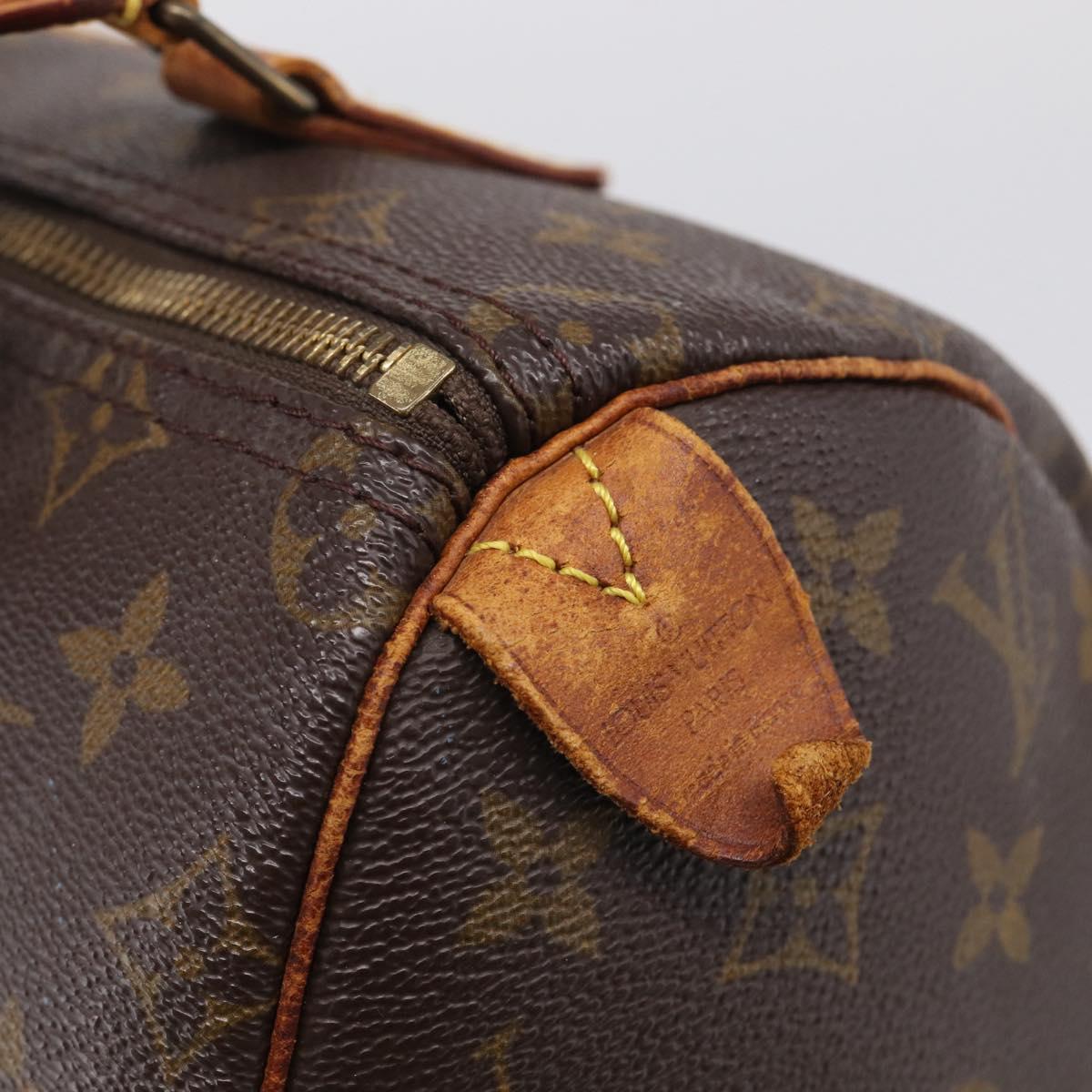 LOUIS VUITTON Monogram Speedy 25 Hand Bag M41528 LV Auth 216140