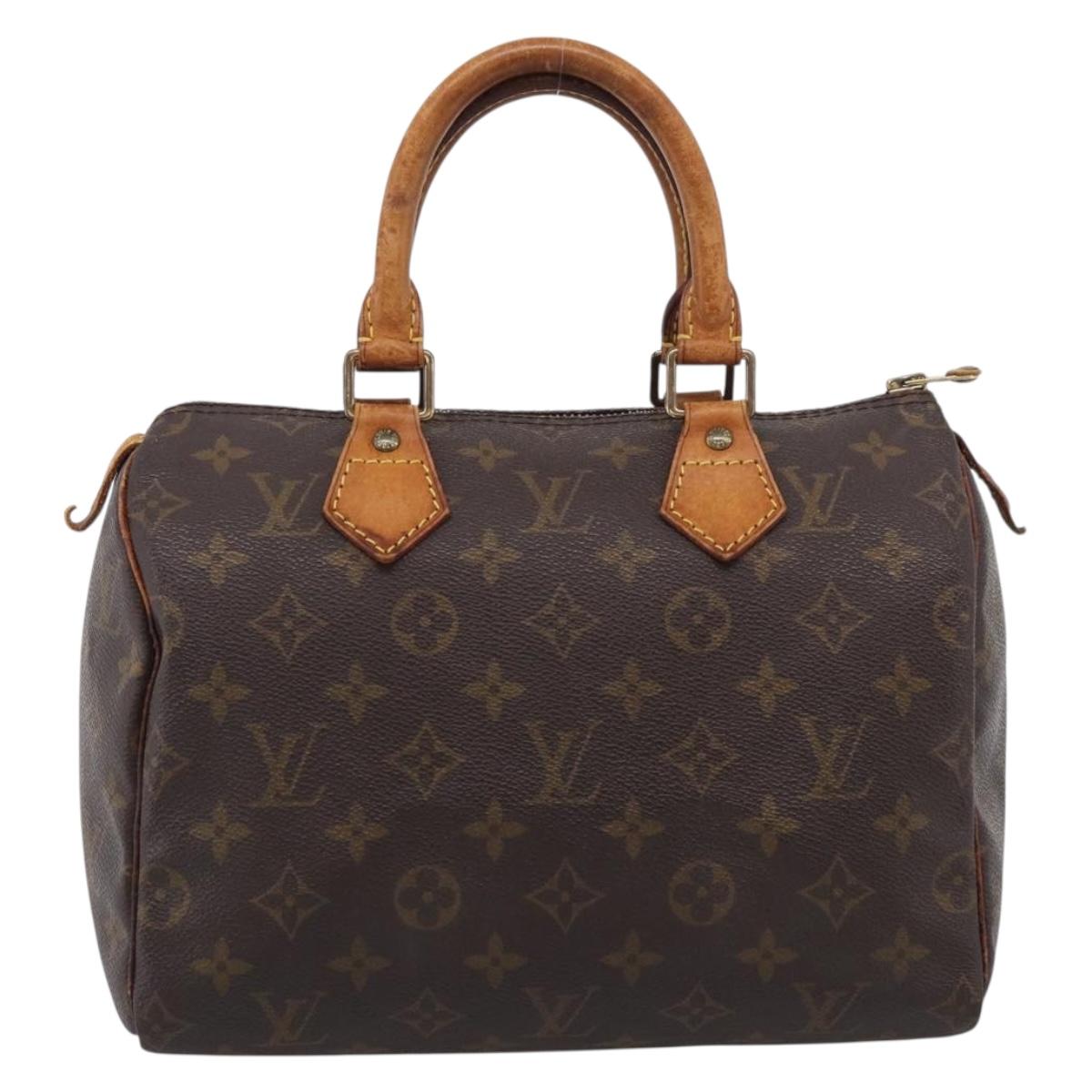 LOUIS VUITTON Monogram Speedy 25 Hand Bag M41528 LV Auth 216140