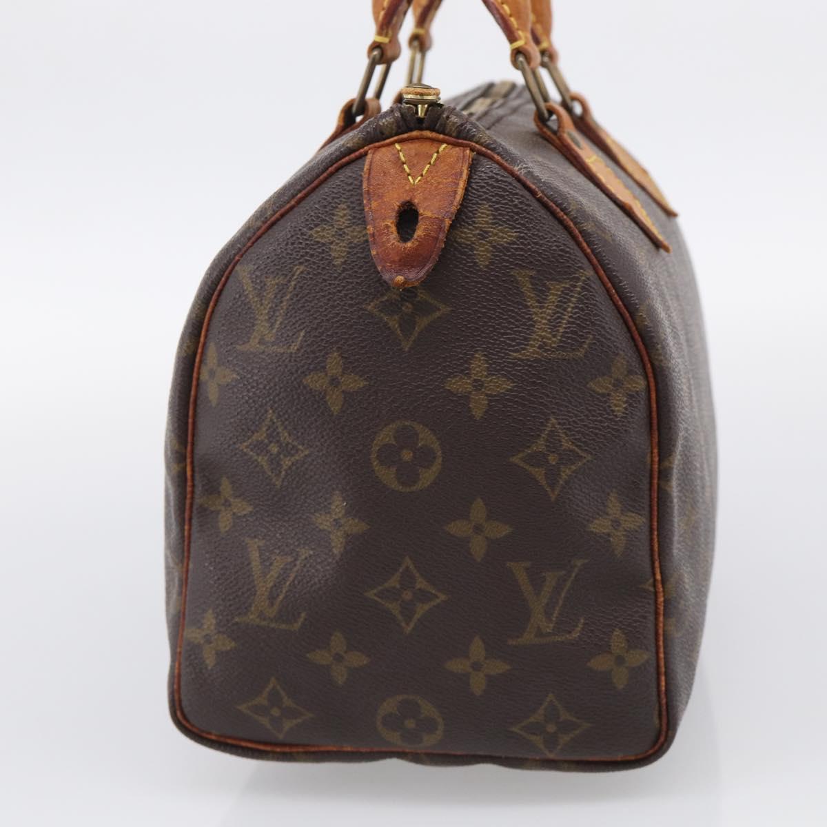 LOUIS VUITTON Monogram Speedy 25 Hand Bag M41528 LV Auth 216140