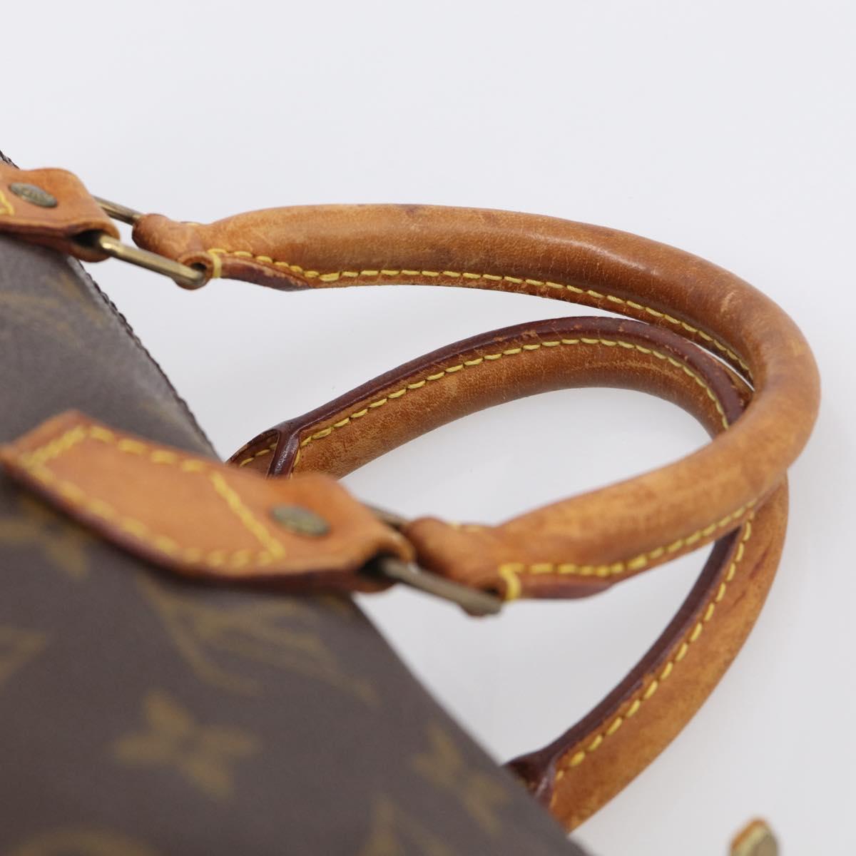 LOUIS VUITTON Monogram Speedy 25 Hand Bag M41528 LV Auth 216140
