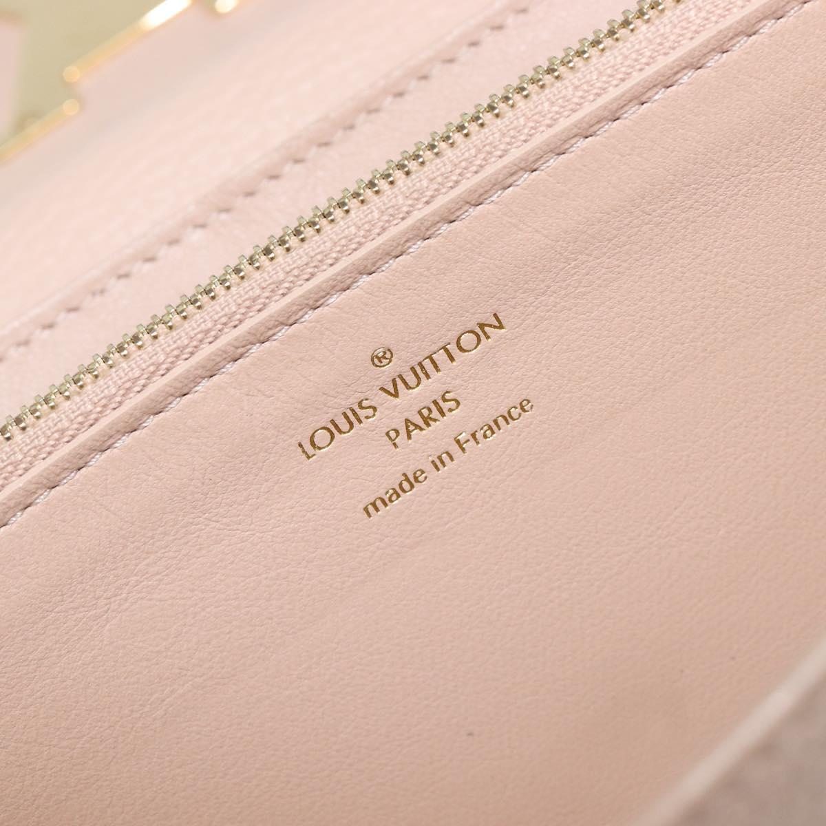 LOUIS VUITTON Portefeuille Capsine Wallet Taurillon Clemence M62763 Auth 216169V