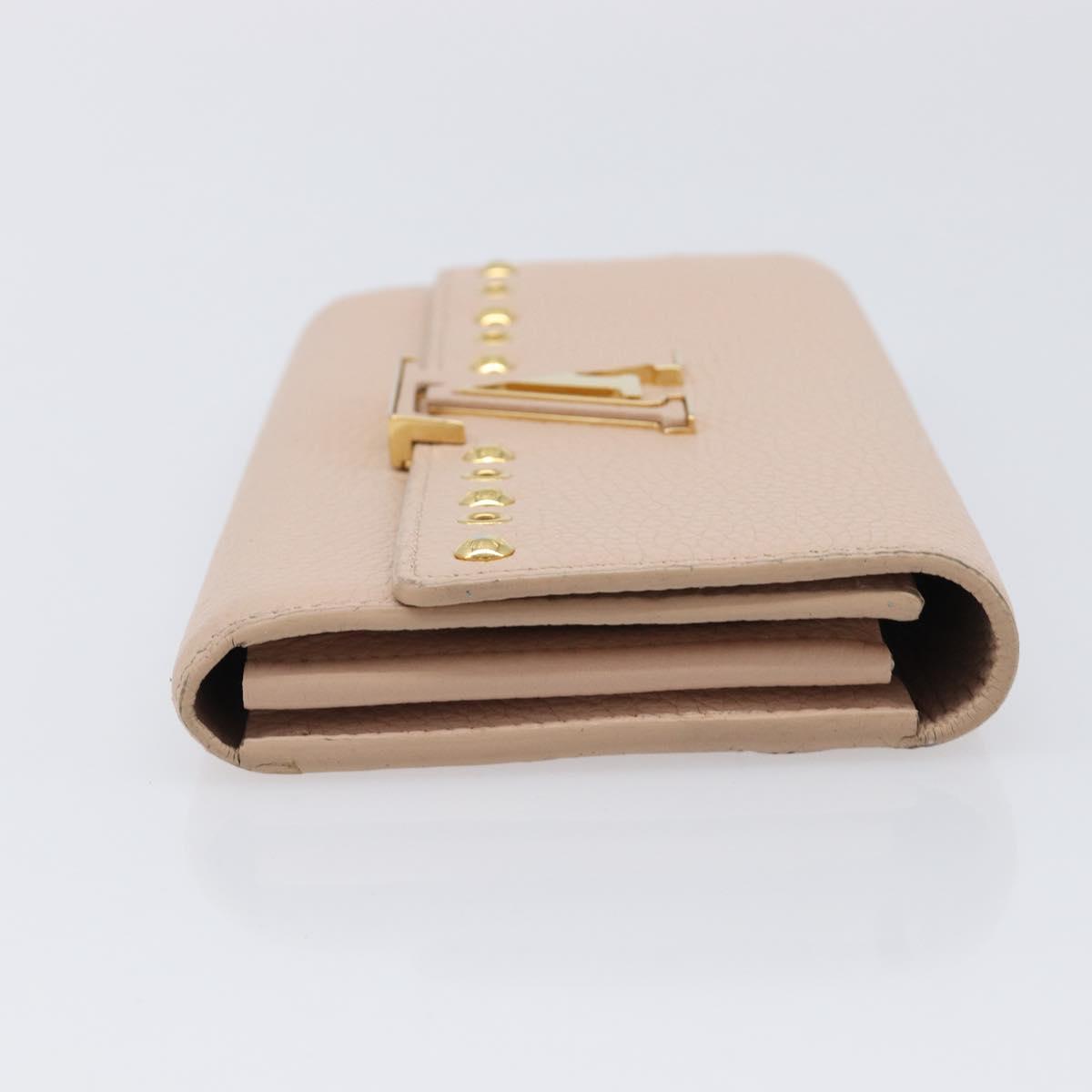 LOUIS VUITTON Portefeuille Capsine Wallet Taurillon Clemence M62763 Auth 216169V