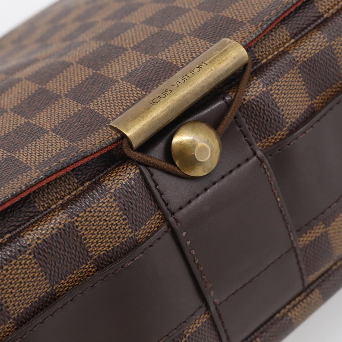 LOUIS VUITTON Damier Ebene Bastille Shoulder Bag N45258 LV Auth 216170