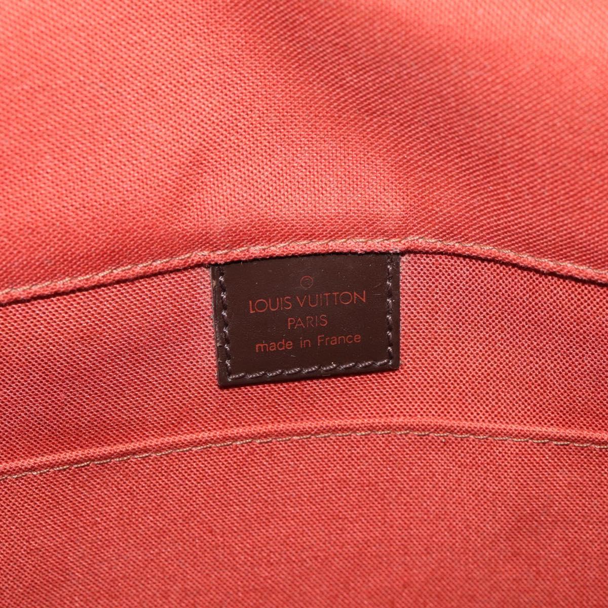 LOUIS VUITTON Damier Ebene Bastille Shoulder Bag N45258 LV Auth 216170