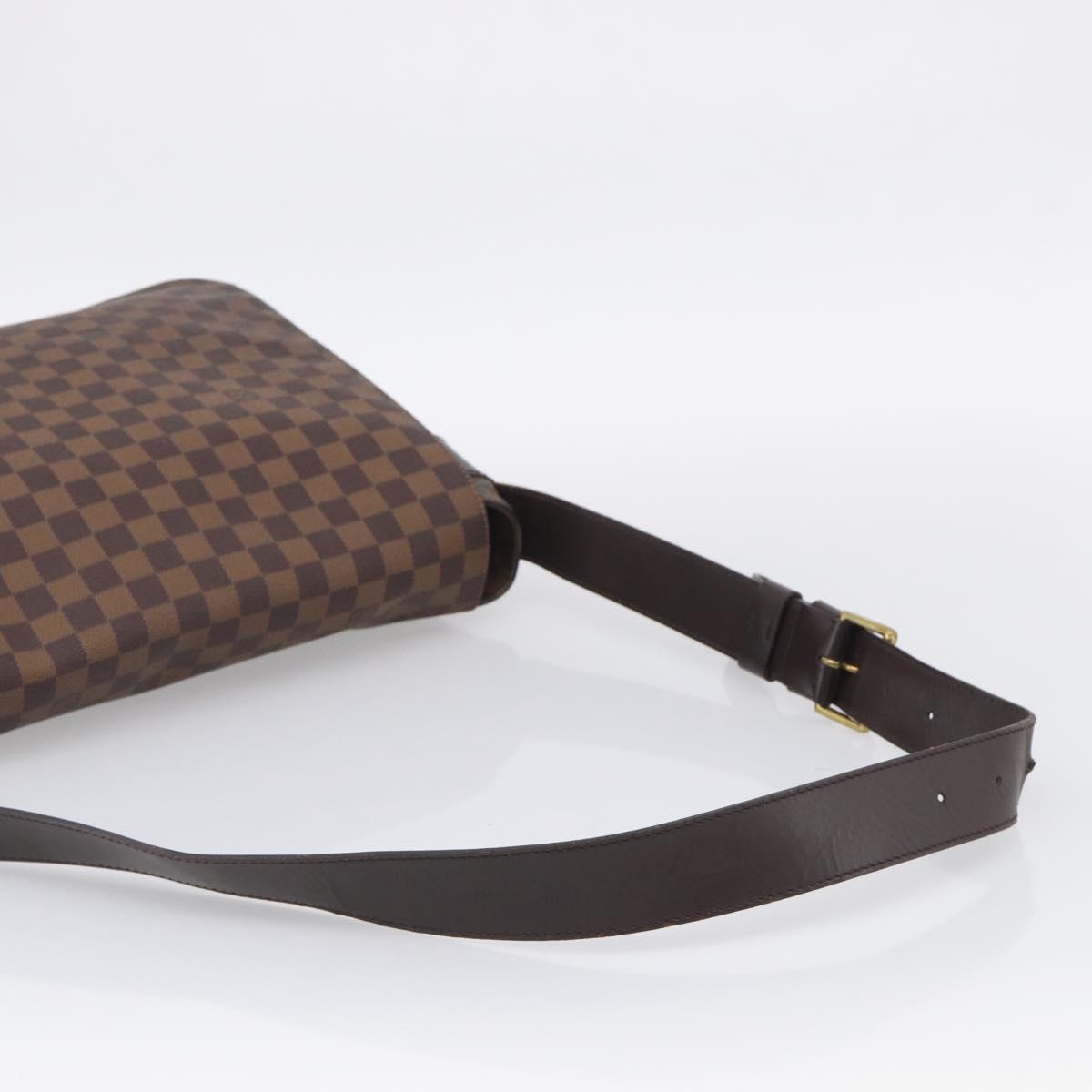 LOUIS VUITTON Damier Ebene Bastille Shoulder Bag N45258 LV Auth 216170