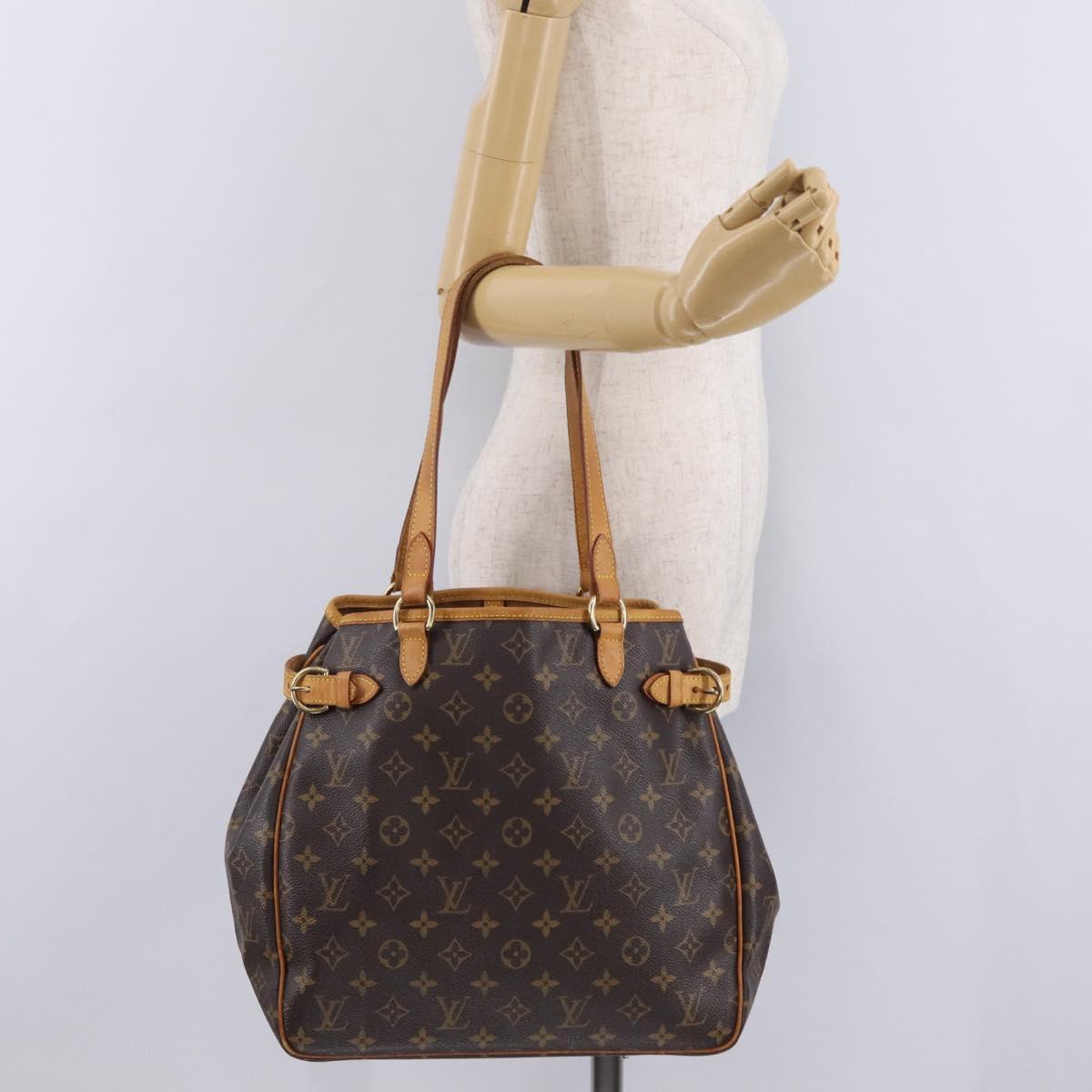 LOUIS VUITTON Monogram Batignolles Vertical Tote Bag M51153 LV Auth 216193V