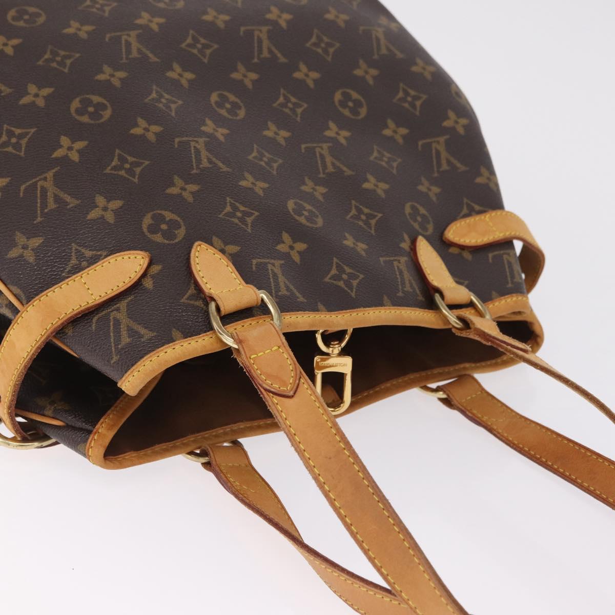 LOUIS VUITTON Monogram Batignolles Vertical Tote Bag M51153 LV Auth 216193V