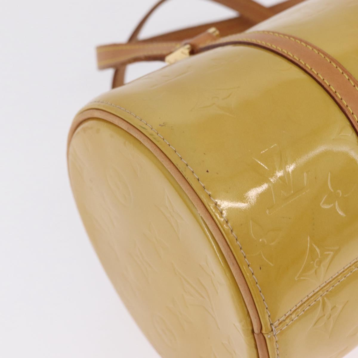 LOUIS VUITTON Monogram Vernis Bedford Hand Bag Beige M91006 LV Auth 216218V