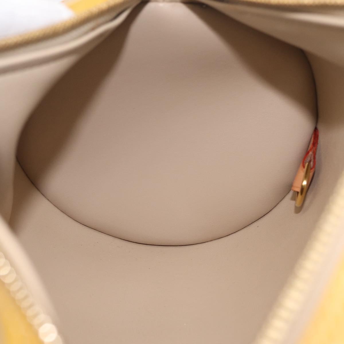 LOUIS VUITTON Monogram Vernis Bedford Hand Bag Beige M91006 LV Auth 216218V
