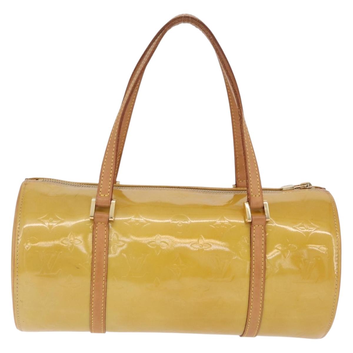 LOUIS VUITTON Monogram Vernis Bedford Hand Bag Beige M91006 LV Auth 216218V