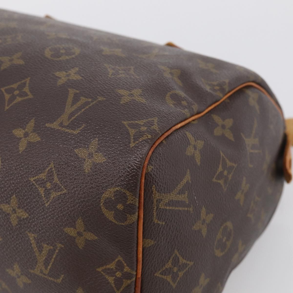 LOUIS VUITTON Monogram Speedy 25 Hand Bag M41528 LV Auth 216224