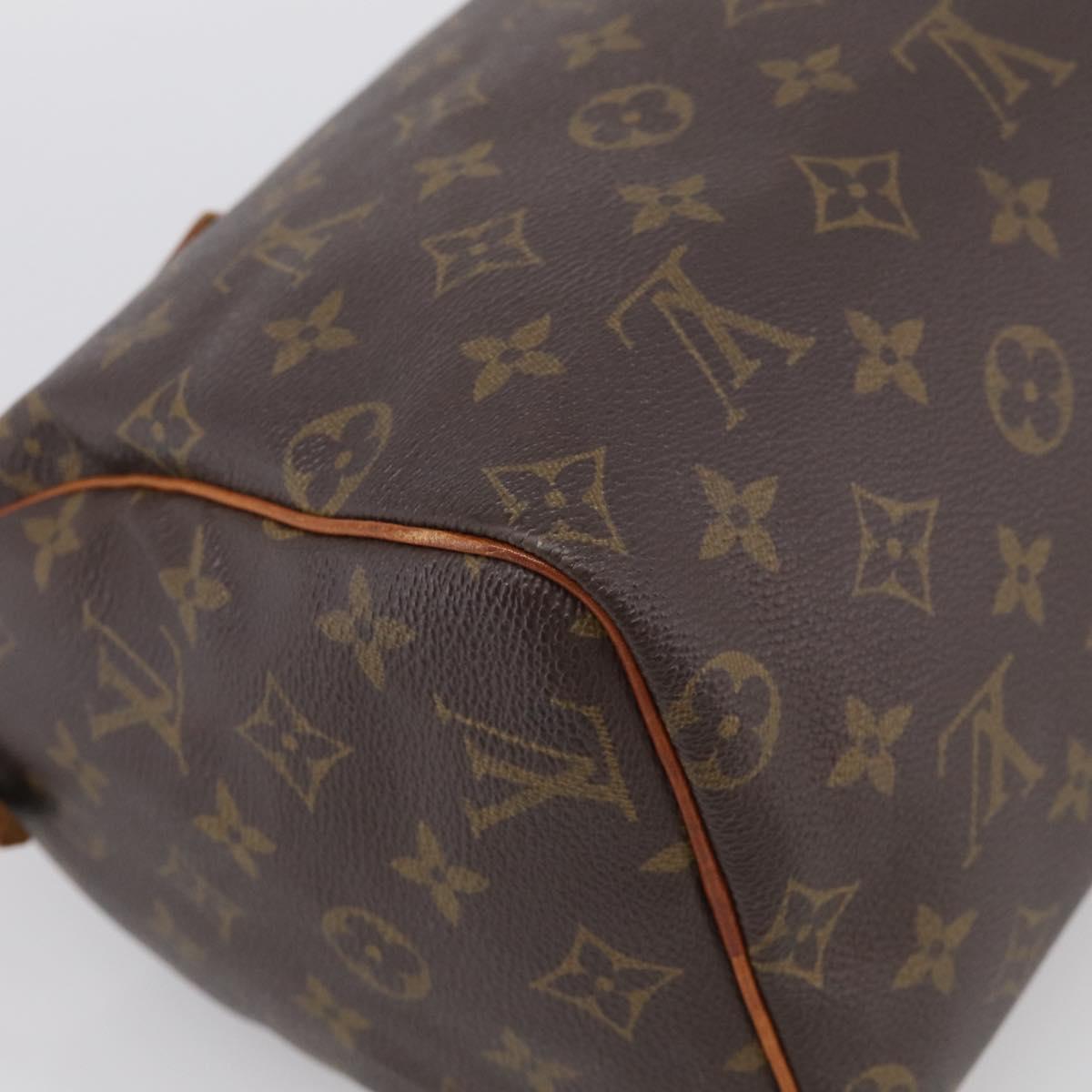 LOUIS VUITTON Monogram Speedy 25 Hand Bag M41528 LV Auth 216224