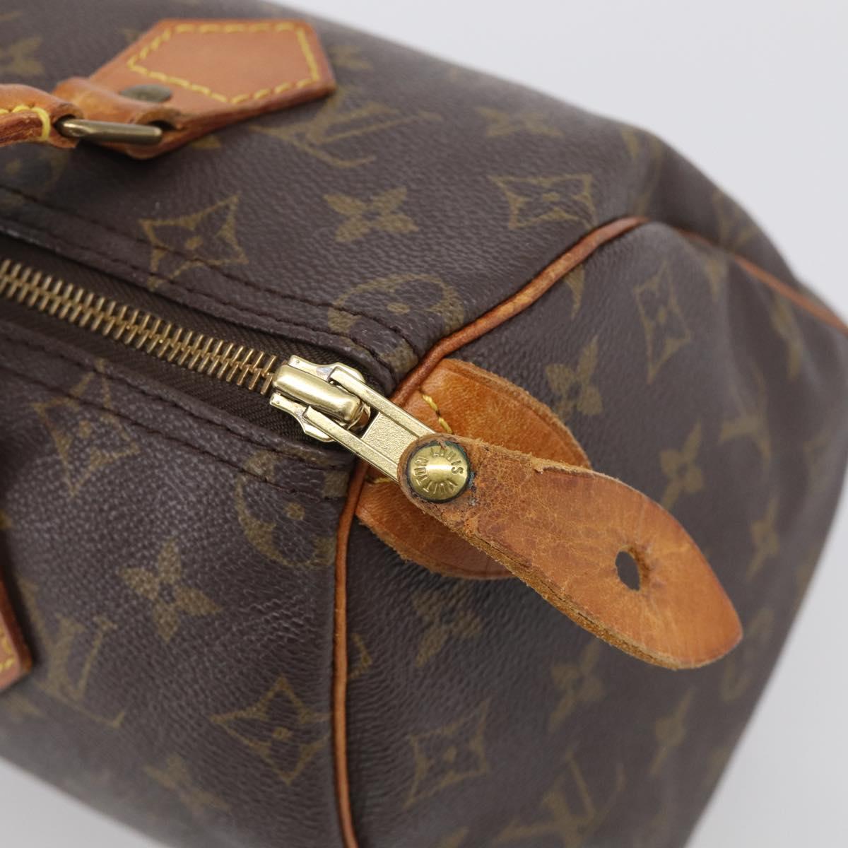 LOUIS VUITTON Monogram Speedy 25 Hand Bag M41528 LV Auth 216224