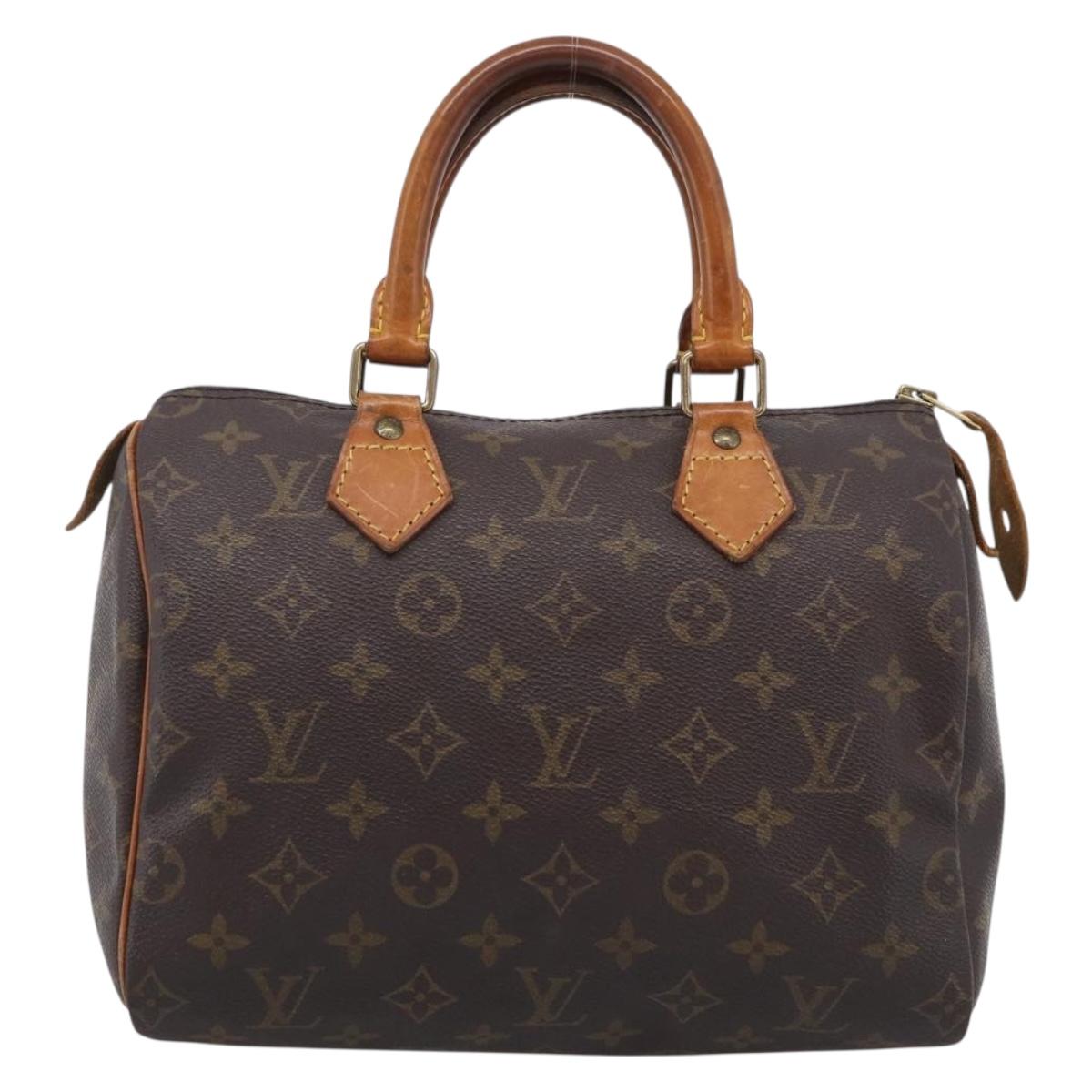 LOUIS VUITTON Monogram Speedy 25 Hand Bag M41528 LV Auth 216224
