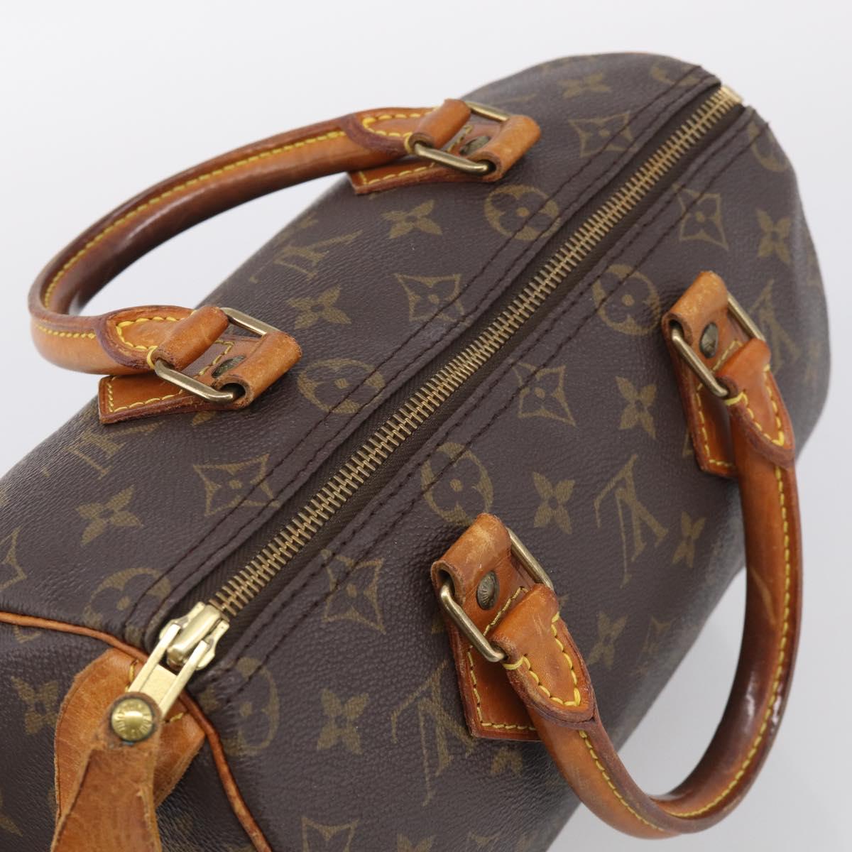LOUIS VUITTON Monogram Speedy 25 Hand Bag M41528 LV Auth 216224