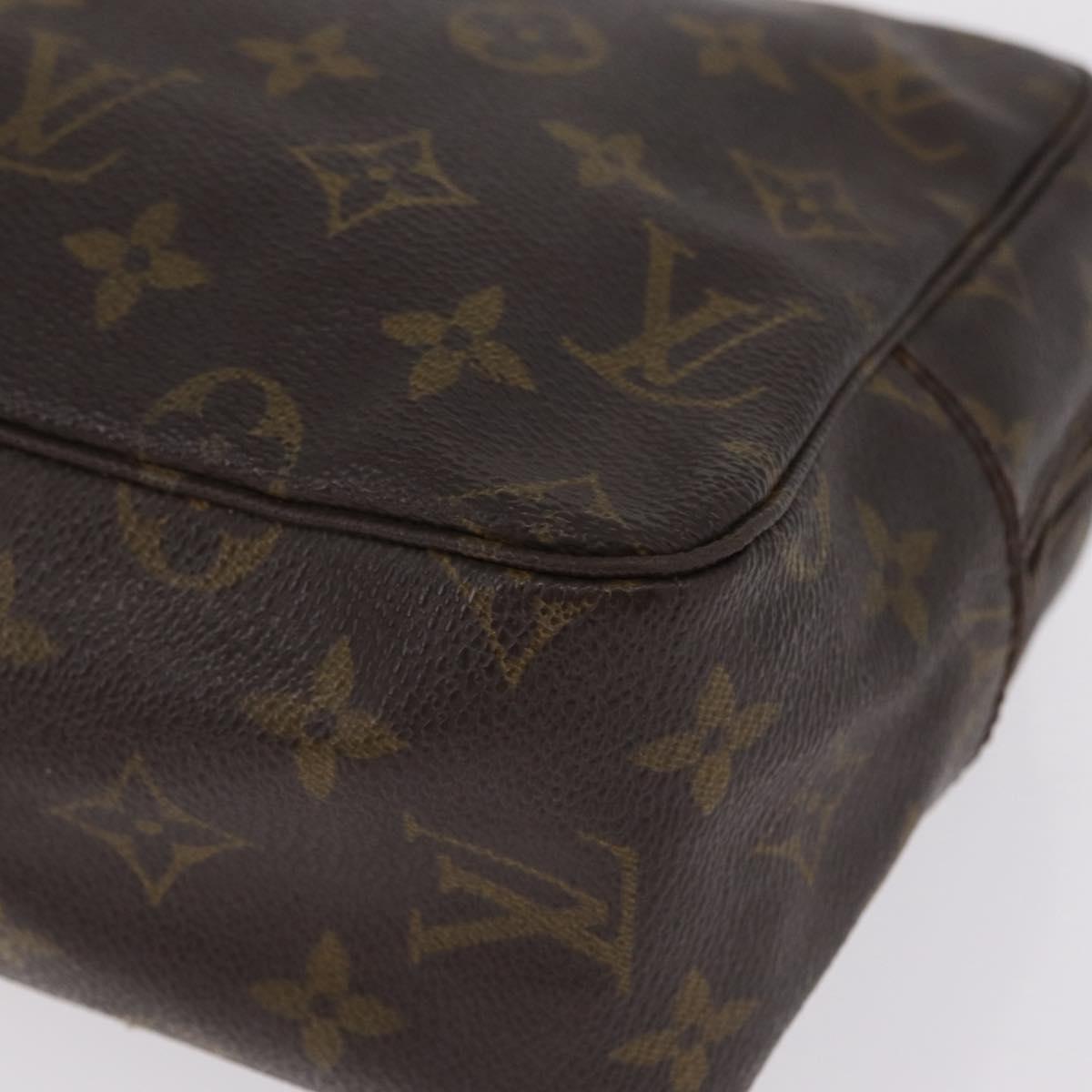 LOUIS VUITTON Monogram Trousse Toilette 28 Clutch Bag M47522 LV Auth 216242A