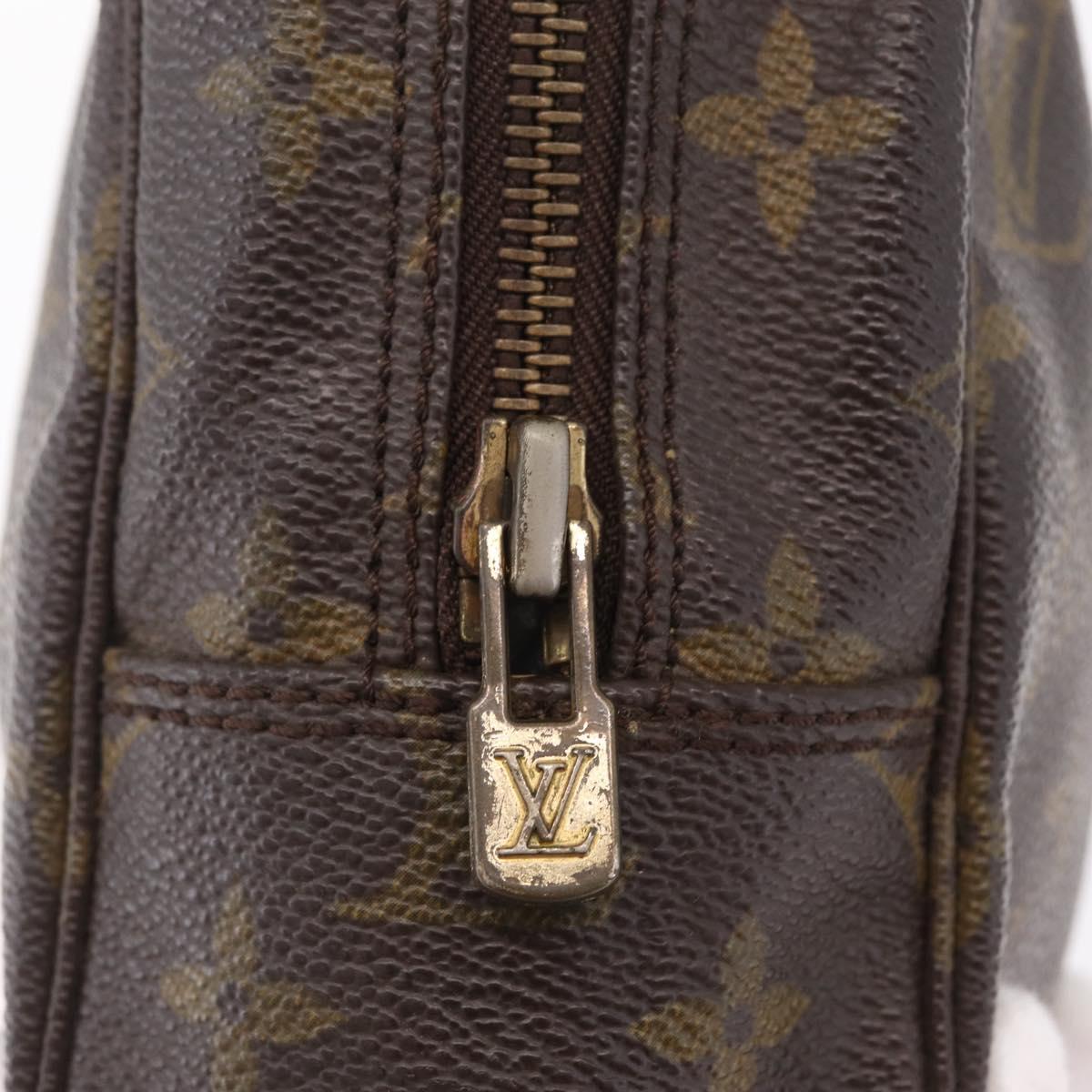 LOUIS VUITTON Monogram Trousse Toilette 28 Clutch Bag M47522 LV Auth 216242A