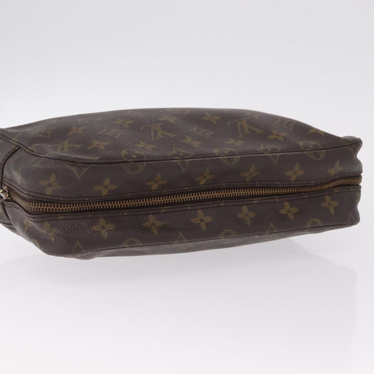 LOUIS VUITTON Monogram Trousse Toilette 28 Clutch Bag M47522 LV Auth 216242A