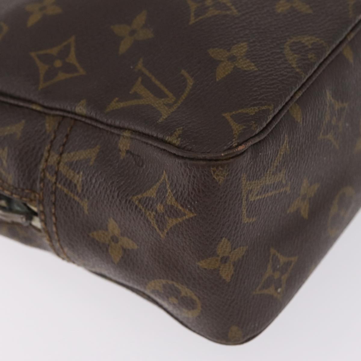 LOUIS VUITTON Monogram Trousse Toilette 28 Clutch Bag M47522 LV Auth 216249