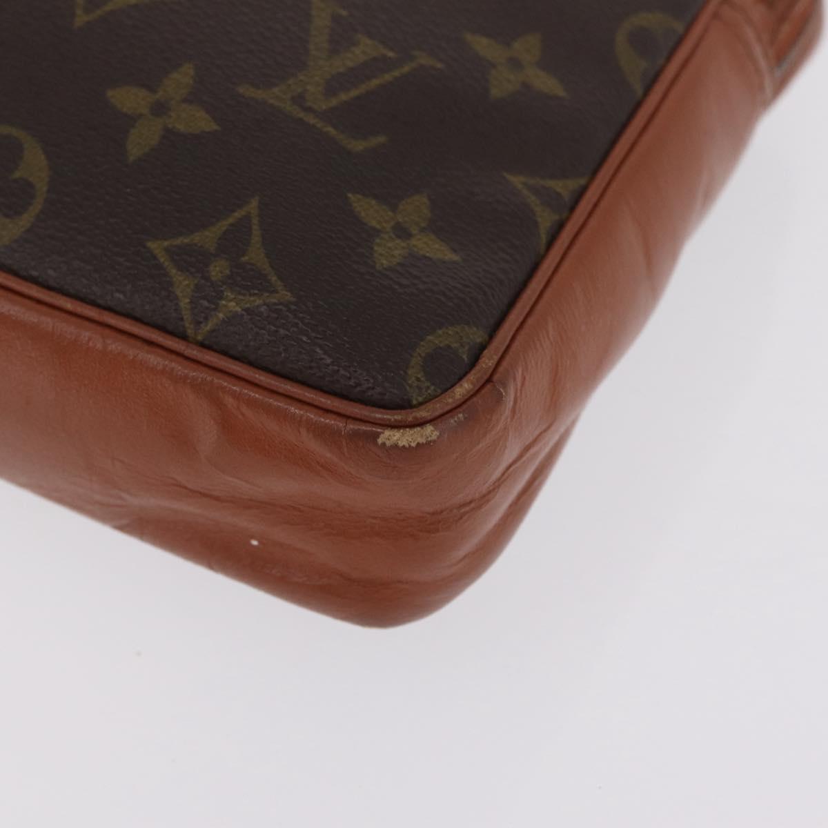 LOUIS VUITTON Monogram Pochette Sports Clutch Bag LV Auth 216253