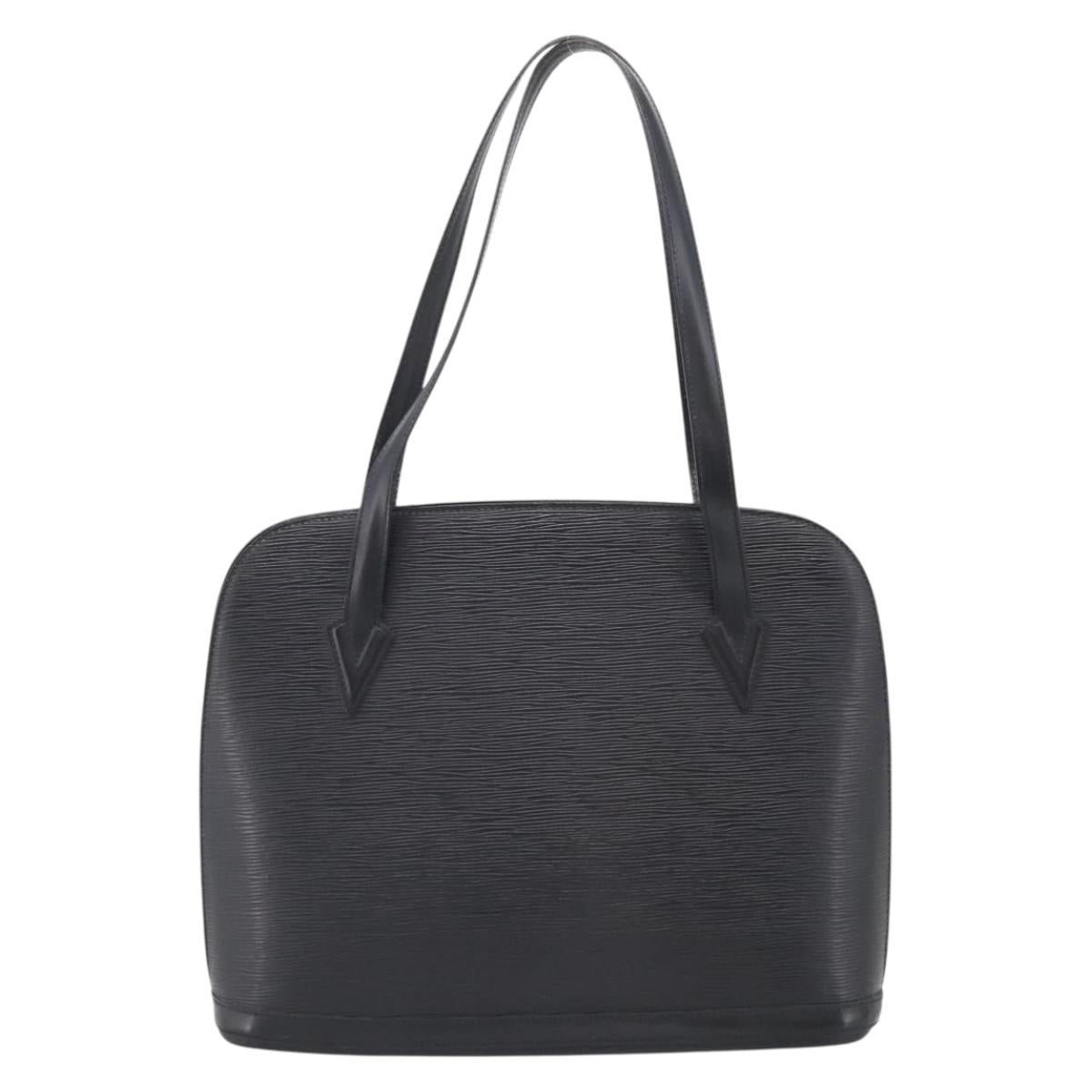 LOUIS VUITTON Epi Lussac Shoulder Bag Black M52282 LV Auth 216258