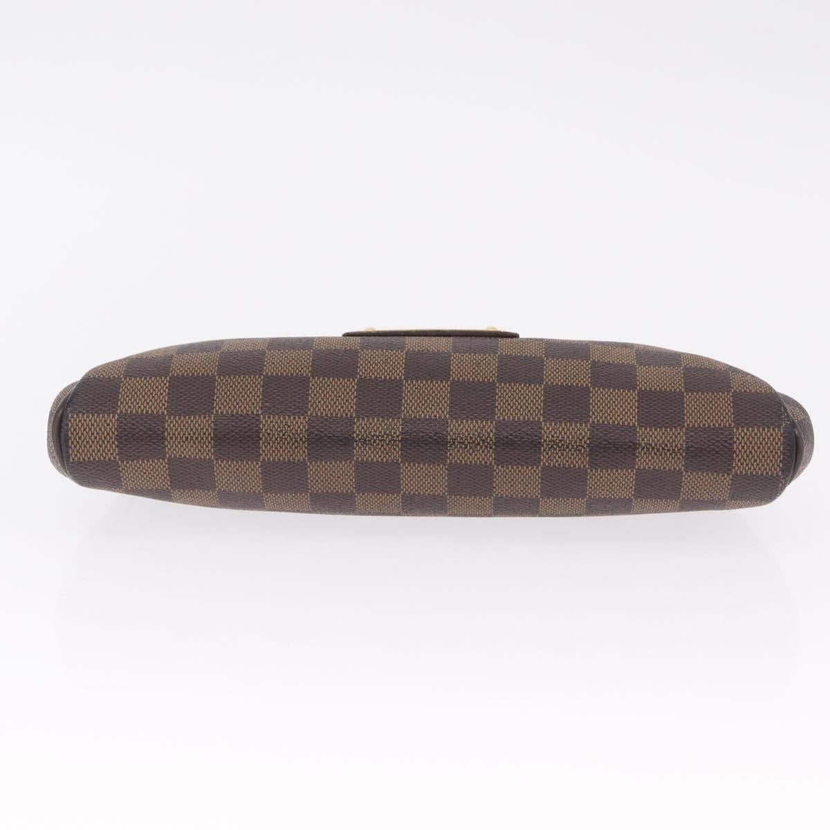 LOUIS VUITTON Damier Ebene Eva Shoulder Bag N55213 LV Auth 216275A