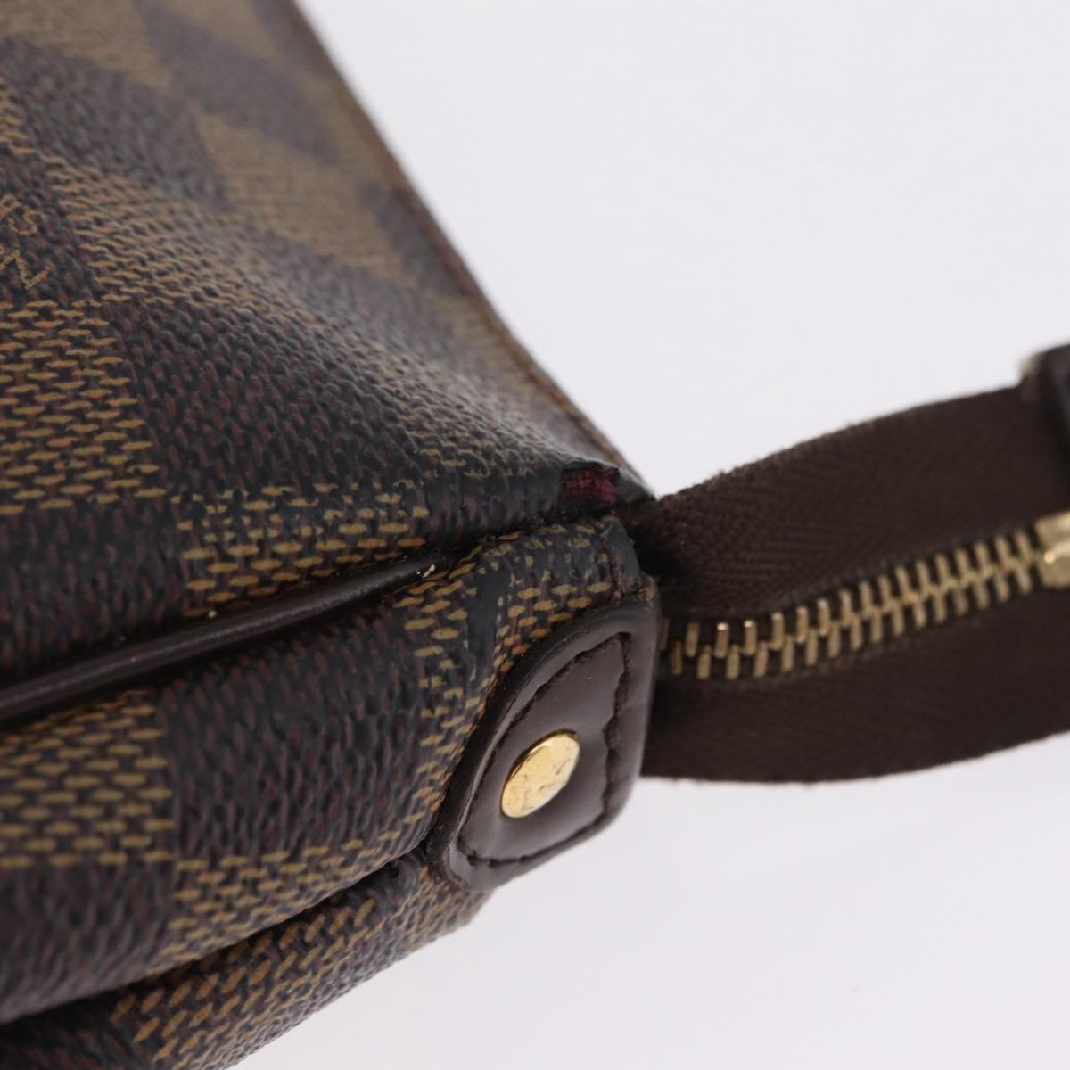 LOUIS VUITTON Damier Ebene Eva Shoulder Bag N55213 LV Auth 216275A